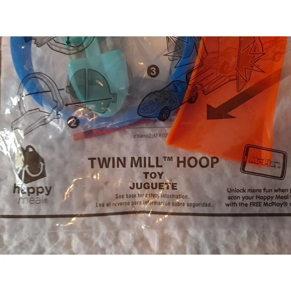 2019 Hot Wheels McDonald's Happy Meal #1 Twin Mill Hoop Toy‎